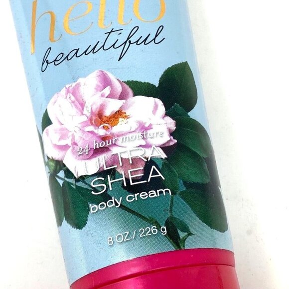 Bath & Body Works Hello Beautiful Ultra Shea Body Cream 8 Oz Floral Scent - Picture 2 of 5